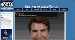 Desktop Screenshot of hoganforcountyattorney.com