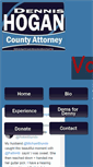 Mobile Screenshot of hoganforcountyattorney.com